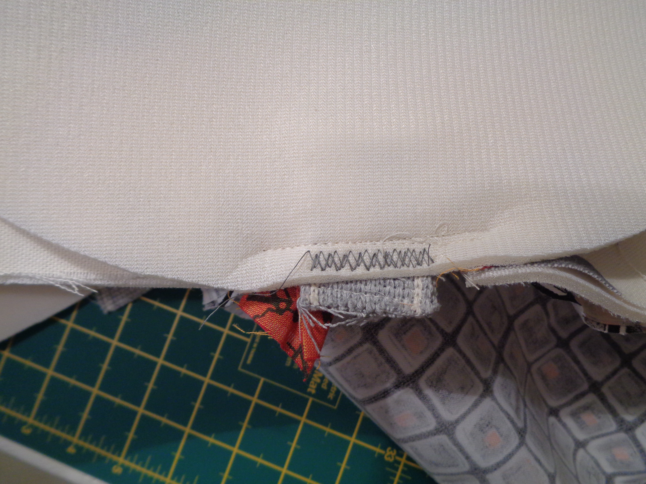 bag zip and sides join