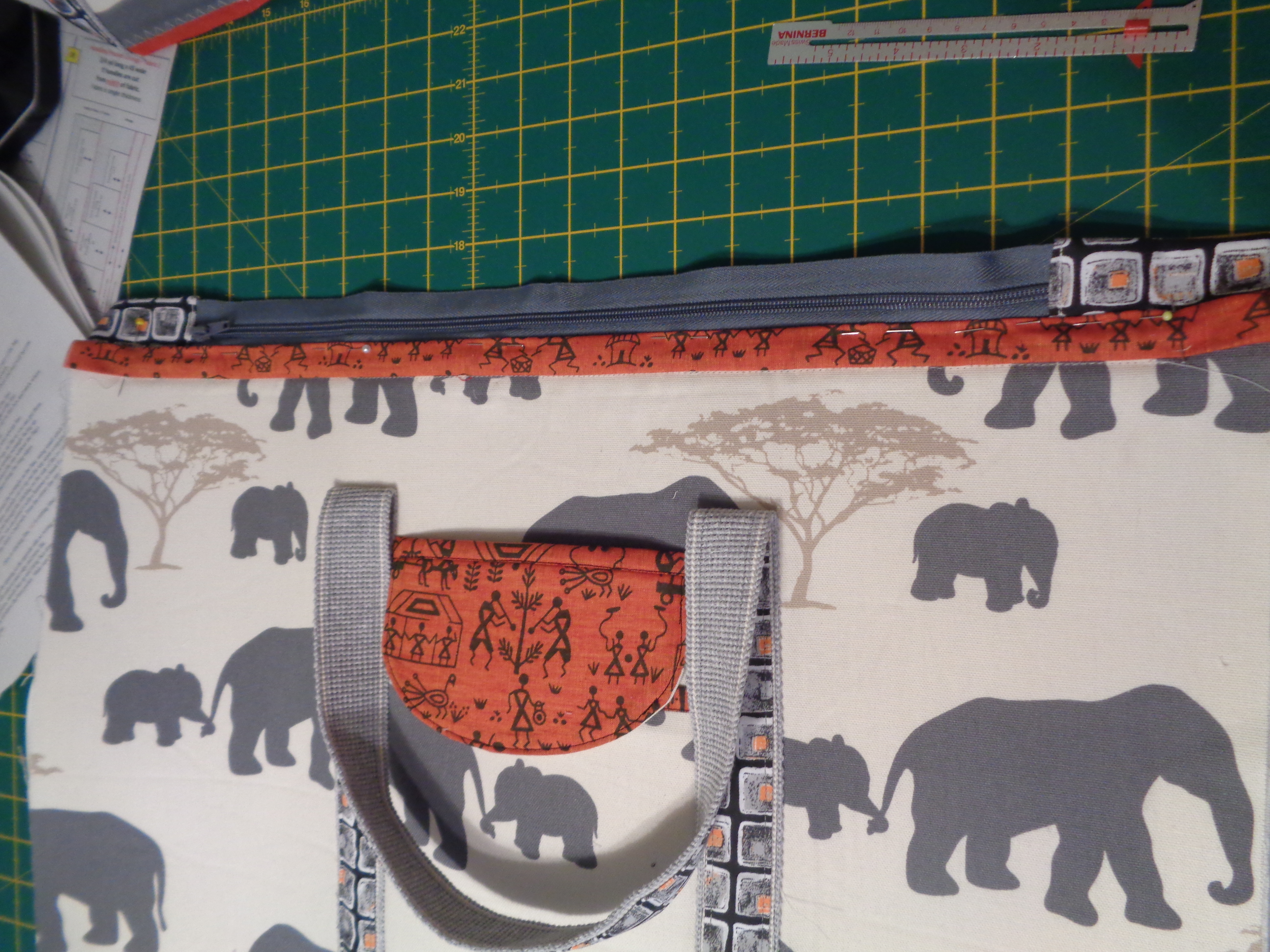 sew zip almost to the end